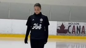 قصة متزلجة جزائرية قدمت عرضا مبهرا بكندا على أنغام “زهرة المدائن”