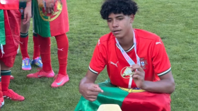 كريستيانو جونيور يسجل ثنائية مع البرتغال ويحتفل على طريقة والده (فيديو)