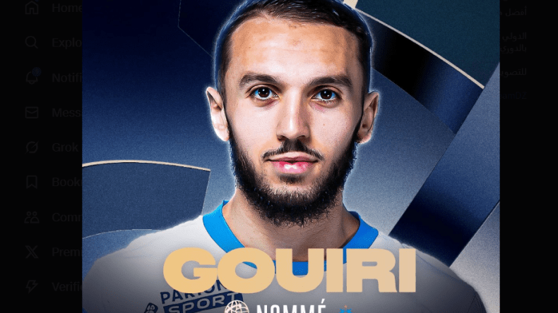 غويري يتنافس على جائزة أفضل هدف لهذا الموسم في الدوري الفرنسي