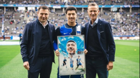 بالفيديو.. إبراهيم مازا يودّع جماهير هيرتا برلين