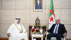 بوغالي يستقبل رئيس لجنة الشؤون الداخلية والخارجية بمجلس الشورى القطري