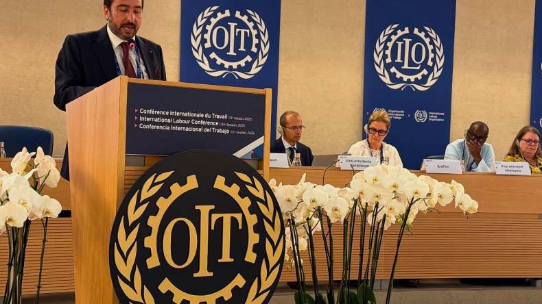كمال مولى في مؤتمر العمل الدولي:”فلسطين أولا.. والعقد الاجتماعي للمنظمات الدولية يحتاج إلى مراجعة”