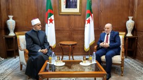 بلمهدي يستقبل مفتي مصر لبحث التعاون في الشأن الديني