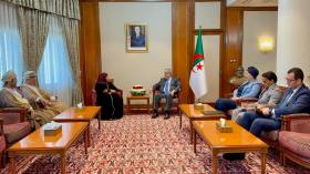 العرباوي يستقبل وزيرة التنمية الاجتماعية لسلطنة عمان