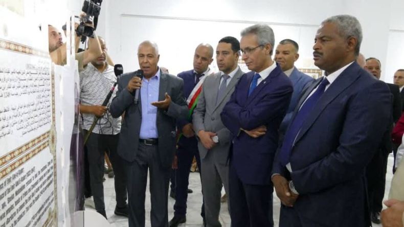 بللو يفتتح معرض للأمير عبد القادر ويطلق ايام سيفاكس للفيلم الوثائقي