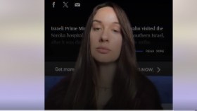 ناشطة أيرلندية تهاجم نتنياهو وتذكّره بجرائمه