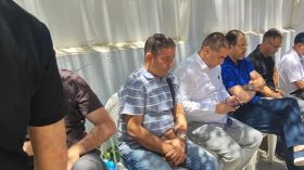 وصول رئيس مجلس إدارة “العميد” لبيت عزاء المناصر الراحل يوسف امغوزي