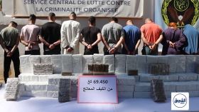 لـ SCLCO بالسحاولة تضبط قرابة 70 كلغ مــن الكيــف المعالج مصـدره المغرب