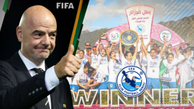 رئيس “الفيفا” يهنئ نادي فتيات أقبو