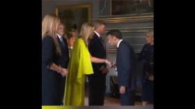 فيديو يجتاح الشبكات.. هل أحرجت ملكة هولندا وولية عهدها ماكرون أمام الكاميرات؟