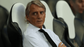 المدرب مانشيني يوجه رسالة تضامن مع قطاع غزة