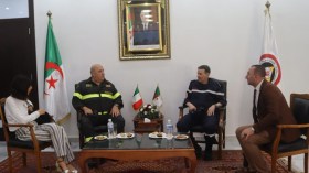 الحماية المدنية ترغب في الاستفادة من الخبرة الإيطالية لمكافحة حرائق الغابات