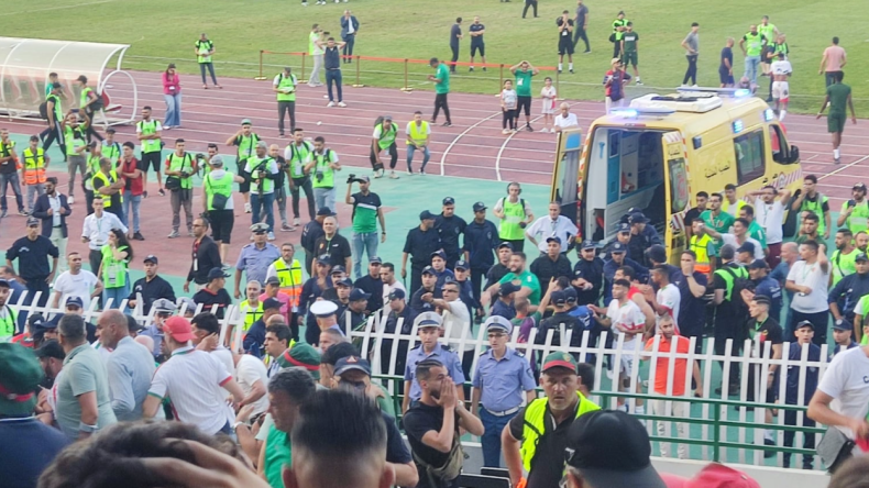 آخر حصيلة لحادث سقوط أنصار مولودية الجزائر من المدرجات