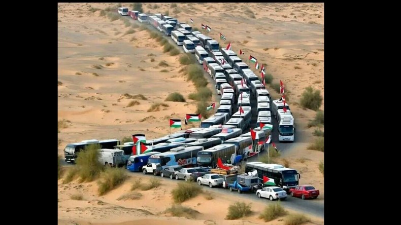 ذباب الصهاينة يشوش على قافلة الصمود المغاربية.. والآمال معلقة على أحرار مصر