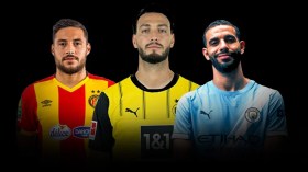 بن سبعيني، بلايلي وآيت نوري ضمن التشكيلة المثالية للاعبين العرب