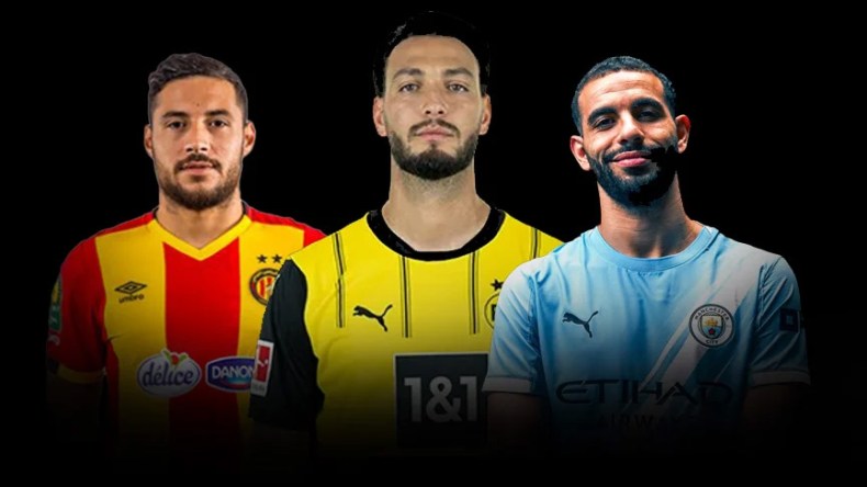 بن سبعيني، بلايلي وآيت نوري ضمن التشكيلة المثالية للاعبين العرب