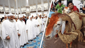 صلاة الجمعة فرضًا واجبًا ولا تسقط بحضور صلاة العيد