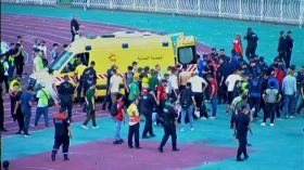 وفد وزاري يطمئن على مصابي حادث ملعب 5 جويلية