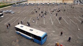 رحلات مستمرّة لنقل المصلّين إلى جامع الجزائر على متن حافلات “إيتوزا”