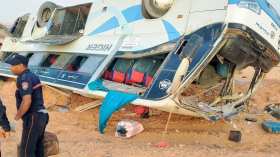 18 جريحًا إثر حادث انقلاب حافلة في بني عباس