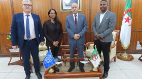 سايحي يبحث مع ممثلة المنظمة الدولية للهجرة سبل تعزيز الرعاية الصحية للاجئين