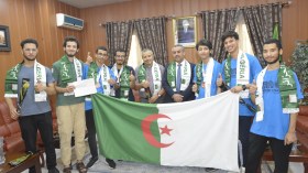 سعداوي يستقبل التلاميذ المتوجين في الأولمبياد الدولية للرياضيات