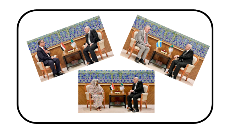 عطاف يستقبل سفراء السويد ومصر والسودان في زيارات وداع