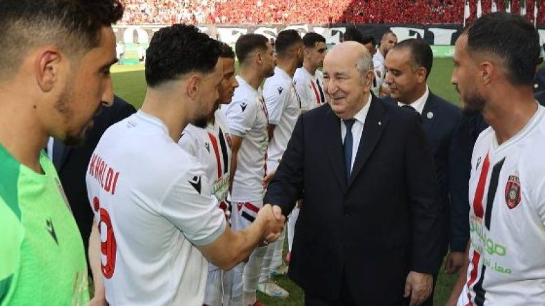 بِالصّور: الرئيس تبون يحضر نهائي كأس الجمهورية