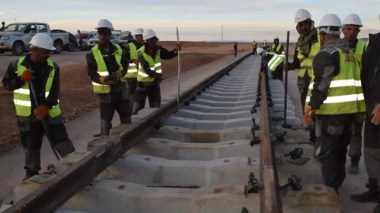 Achèvement des travaux de la ligne ferroviaire Tindouf-Gara Djebilet