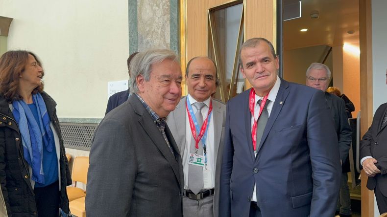 لقاء ودي بين رزيق والأمين العام للأمم المتحدة