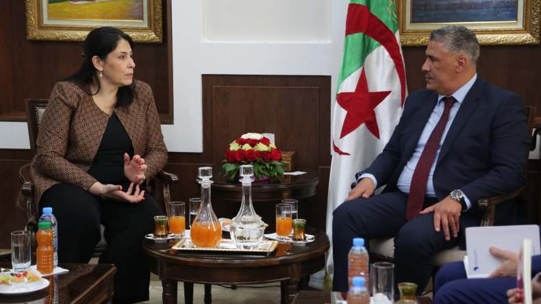 وزير السكن يستقبل نائبة رئيس مفوضية الإتحاد