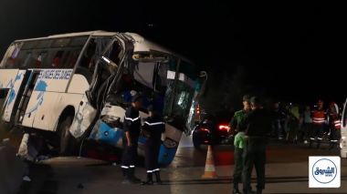 قسنطينة..27 ضحية في حادث اصطدام بين حافلتين لنقل المسافرين