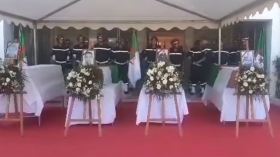 مراسم تأبينية شهداء حادثة طائرة الحماية المدنية