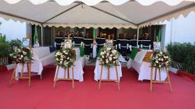 تشييع جثامين ضحايا سقوط طائرة الحماية المدنية في جيجل