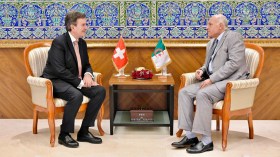 عطاف يستقبل سفير سويسرا في زيارة وداع