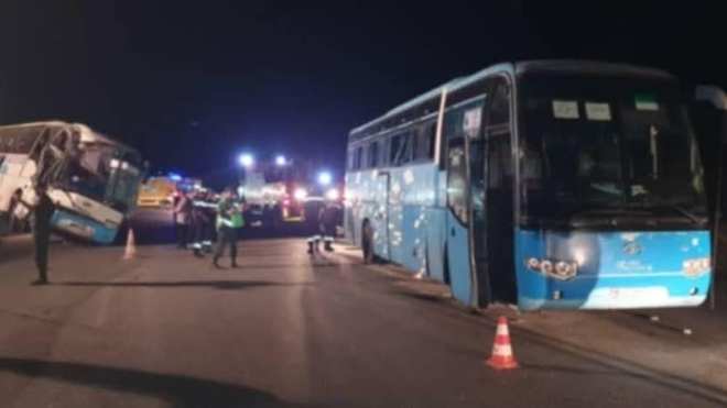  27 جريحًا في اصطدام حافلتين بقسنطينة