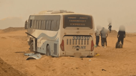 إصابة 6 أشخاص في حادث انحراف حافلة بتمنراست