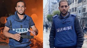 غزة تُشيّع جثماني الشهيدين أنس الشريف ومحمد قريقع  