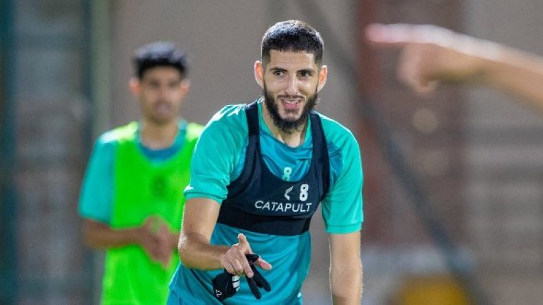 أوّل مباراة رسمية لِبن زية مع ناديه الجديد