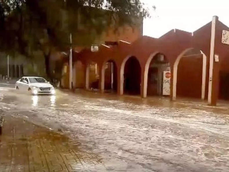 BMS: Pluies orageuses accompagnées de grêle sur 3 wilayas du Sud à partir de vendredi après-midi