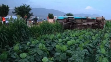 Sétif : 22 personnes blessées dans le renversement d’un bus dans la commune de Rasfa