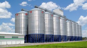 وضع حجر الأساس لإنجاز صومعة تخزين حبوب بسعة 100 ألف طن