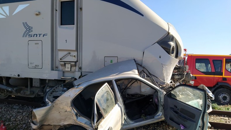 وفاة امرأة وإصابة ثلاثة آخرين في حادث اصطدام قطار بالمسيلة