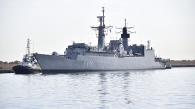 رسوّ الفرقاطة الرومانية “REGINA MARIA” التابعة لحلف شمال الأطلسي بميناء الجزائر