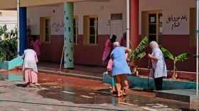 حملات تنظيف وتزيين بالمدارس ومراكز التكوين المهني