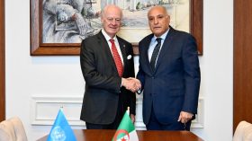 عطاف يلتقي دي ميستورا في نيويورك