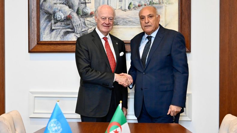 عطاف يلتقي دي ميستورا في نيويورك