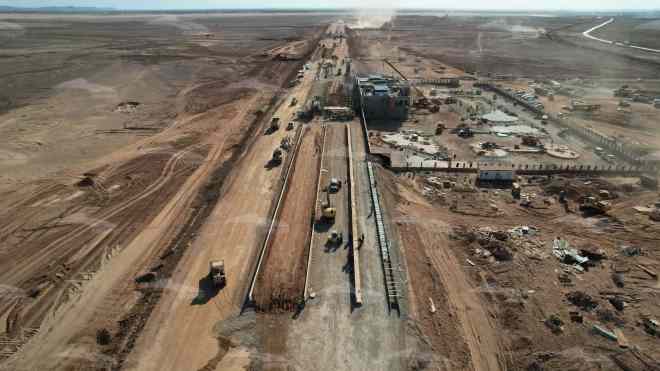 هذا جديد أشغال الخطين المنجميين الشرقي والغربي