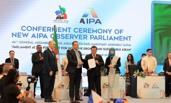 L’Algérie rejoint officiellement l’AIPA en tant qu’unique membre observateur