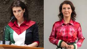 بالفيديو: نائبة هولندية تثير الجدل بإطلالتين مؤيدتين لغزة!